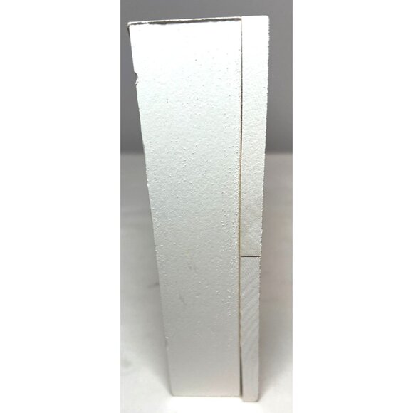 Rustic Wooden Sign With Feather Design & Psalm 57:1 Quote - Picture 3 of 4